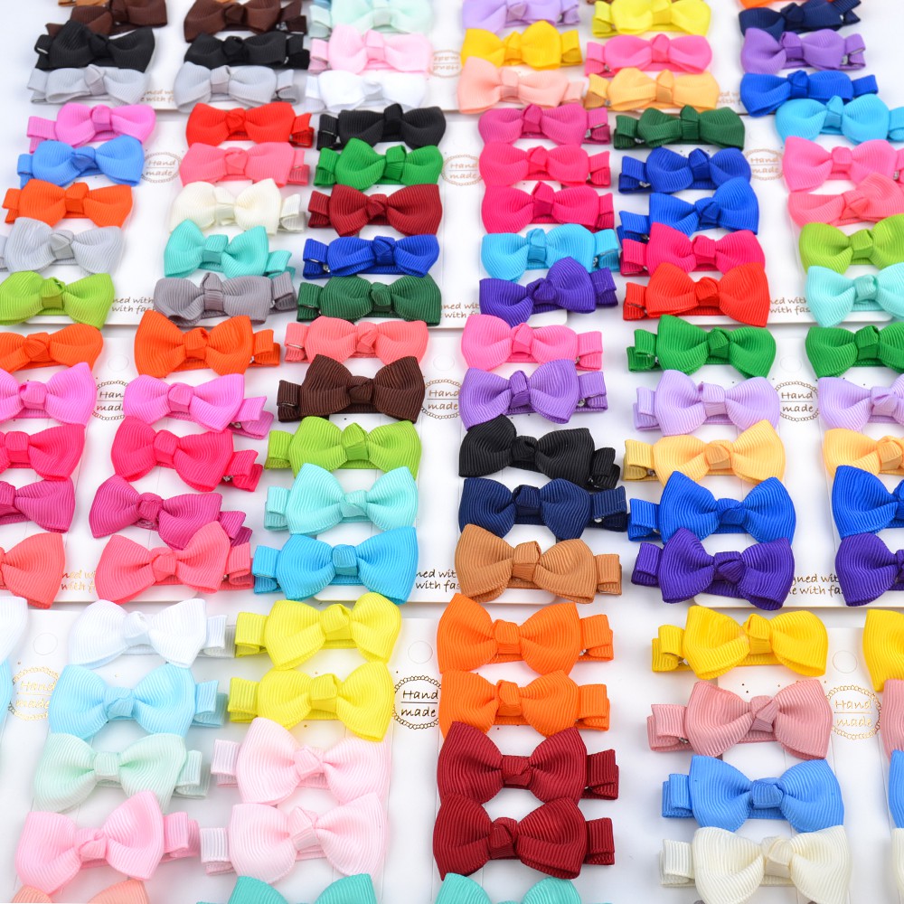 Set 10 kẹp tóc KIDSBOWS kiểu nơ dễ thương thời trang dành cho nữ