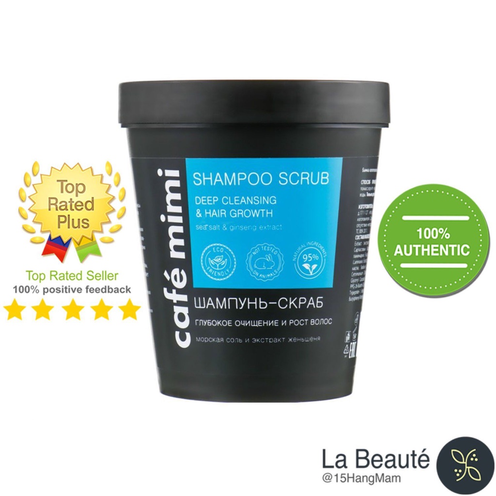 BIOTOPCARE Shampoo Scrub Hair Cleansing & Super Volume - Dầu Gội Tẩy Da Chết Cho Tóc Và Da Đầu Thường Xanh Dương 330g