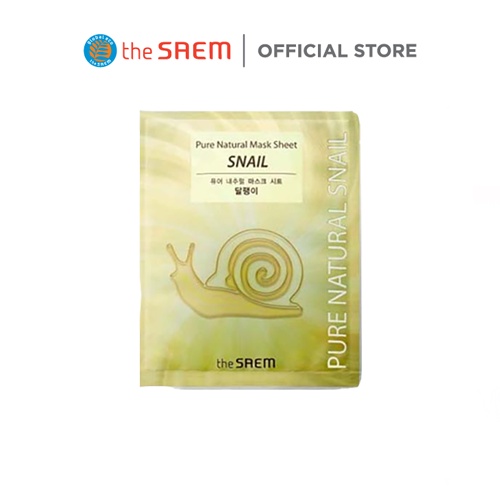 [Not For Sale] Mặt nạ ốc sên the SAEM Pure Natural Mask Sheet (Snail) 20ml - M3