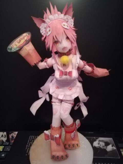 Mô hình giấy Anime  Tamamo Cat