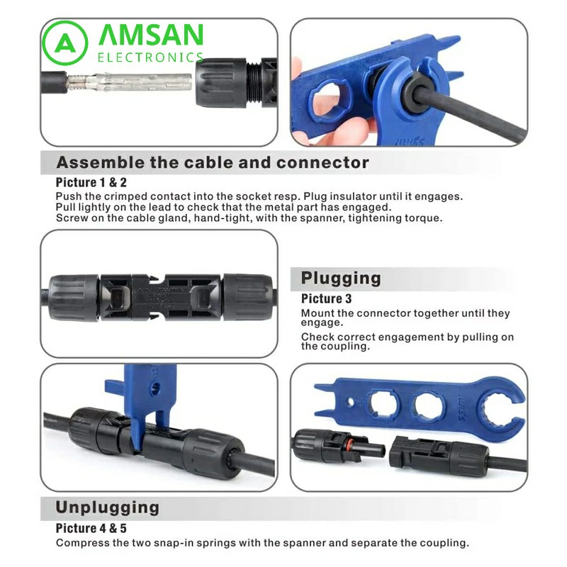 Dụng Cụ Cờ Lê Sửa Chữa Bảng Điều Khiển Năng Lượng Mặt Trời Mc4