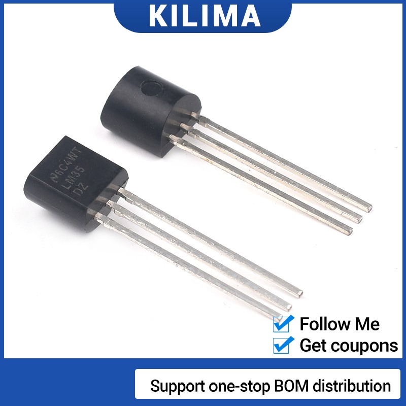 Cảm biến nhiệt độ C chính hãng LM35DZ TO-92 LM35 TO92 LM35D