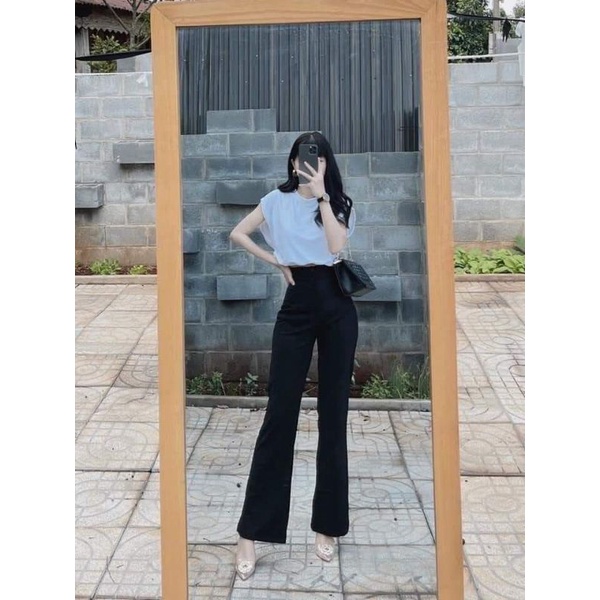 Quần Legging Ống Loe Siêu Hack Dáng Hot | BigBuy360 - bigbuy360.vn