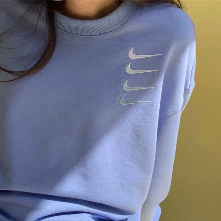 🔥12.12 Big Sale🔥 Nike Women's Warrior Crew Neck Sweater Embroidery Logo S-XL | BigBuy360 - bigbuy360.vn