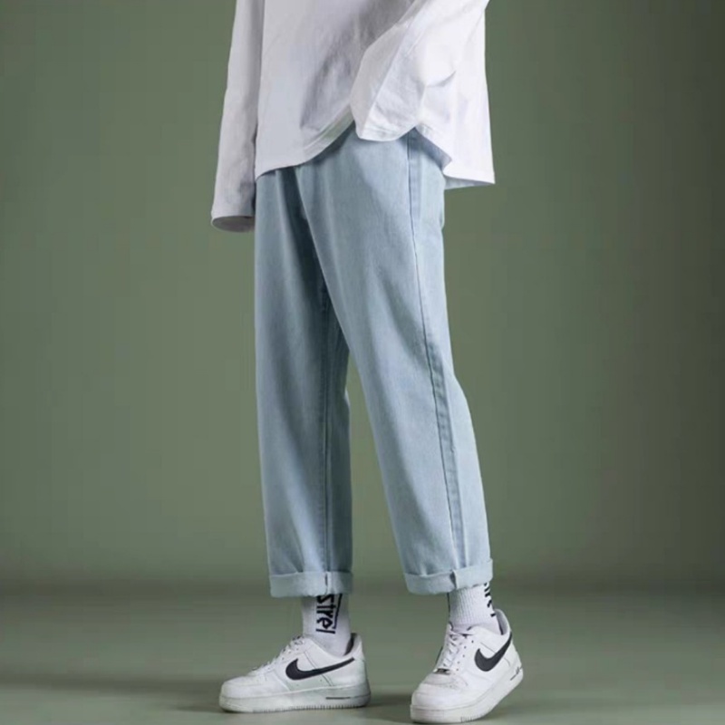 " RẺ VÔ ĐỊCH " Quần Jeans, Quần jeans baggy xanh nam ống suông, rộng, hottrend 2021-XX MENS FASHION!