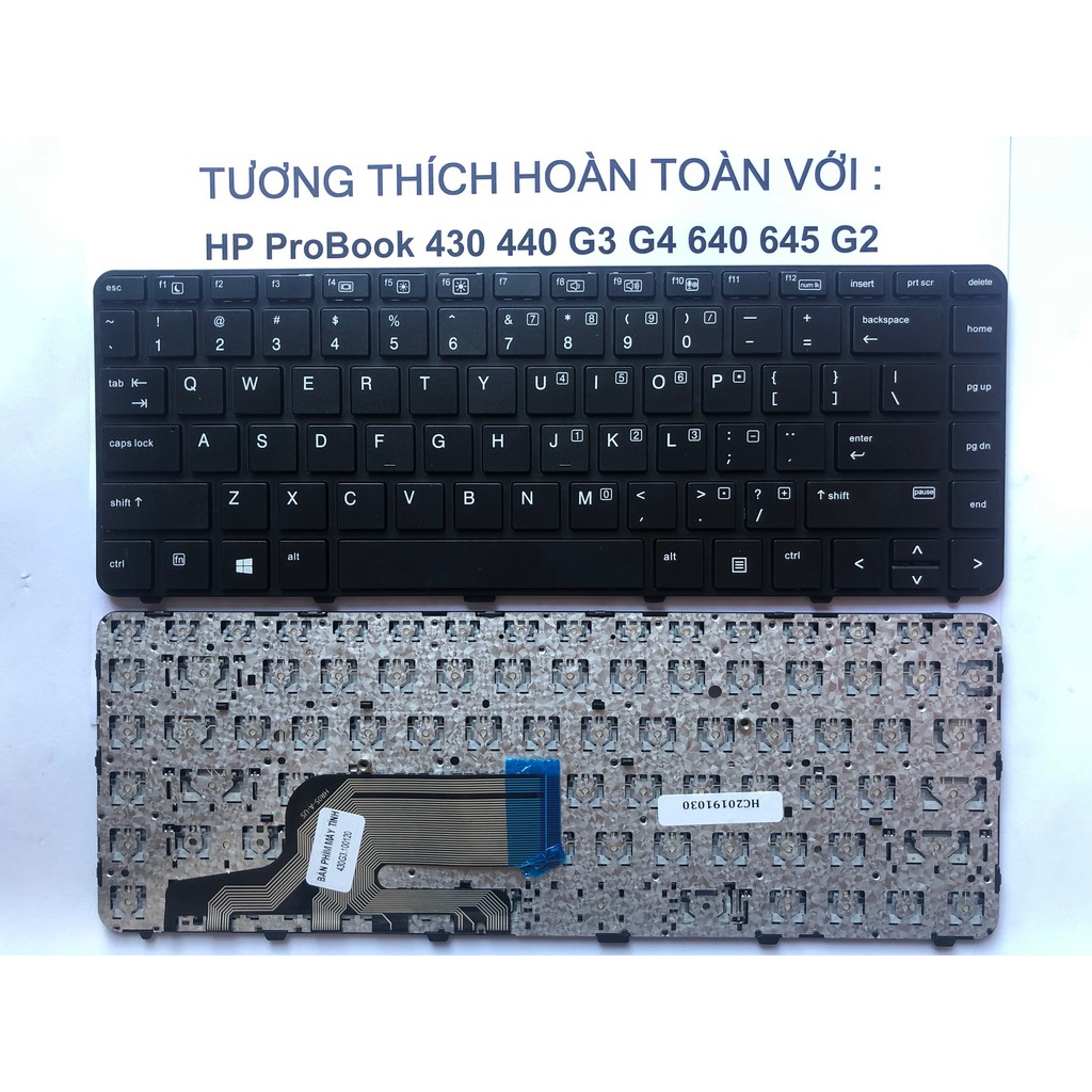 Bàn Phím Laptop HP ProBook 430 440 G3 G4 640 64 G2 430-G3 Hàng Mới 1005 Bảo Hành 12 Tháng Toàn Quốc