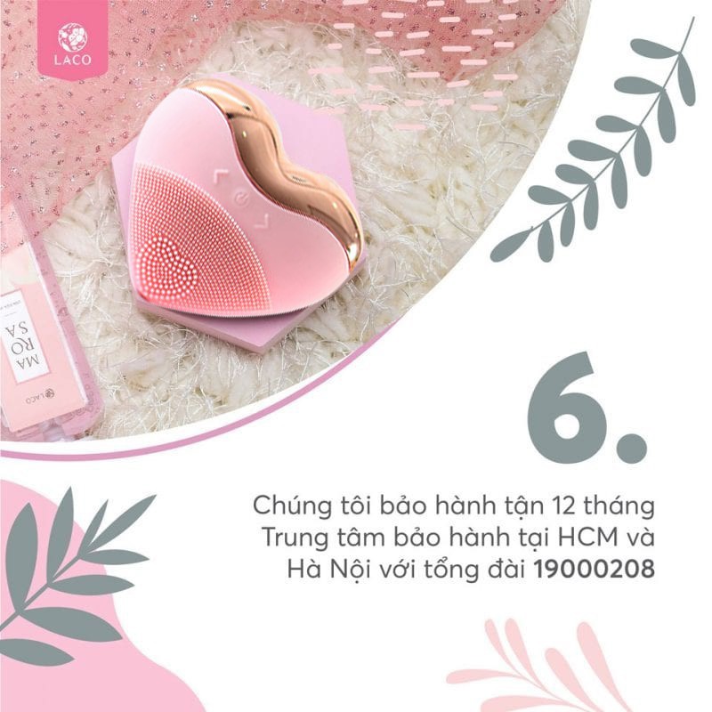 Máy Rửa Mặt Laco Luxury Nâng Cơ Địa, Sạch Sâu, Đẩy Tinh Chất Chăm Sóc Da Hiệu Quả BH 12 Tháng