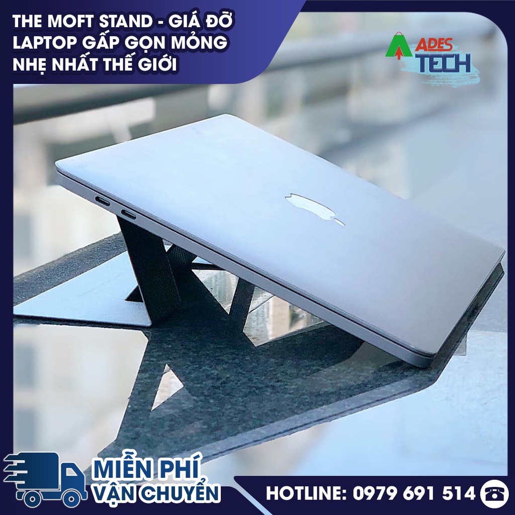 The Moft Stand - Giá Đỡ Laptop Gấp Gọn Mỏng Nhẹ Nhất Thế Giới - Bảo Hành Chính Hãng