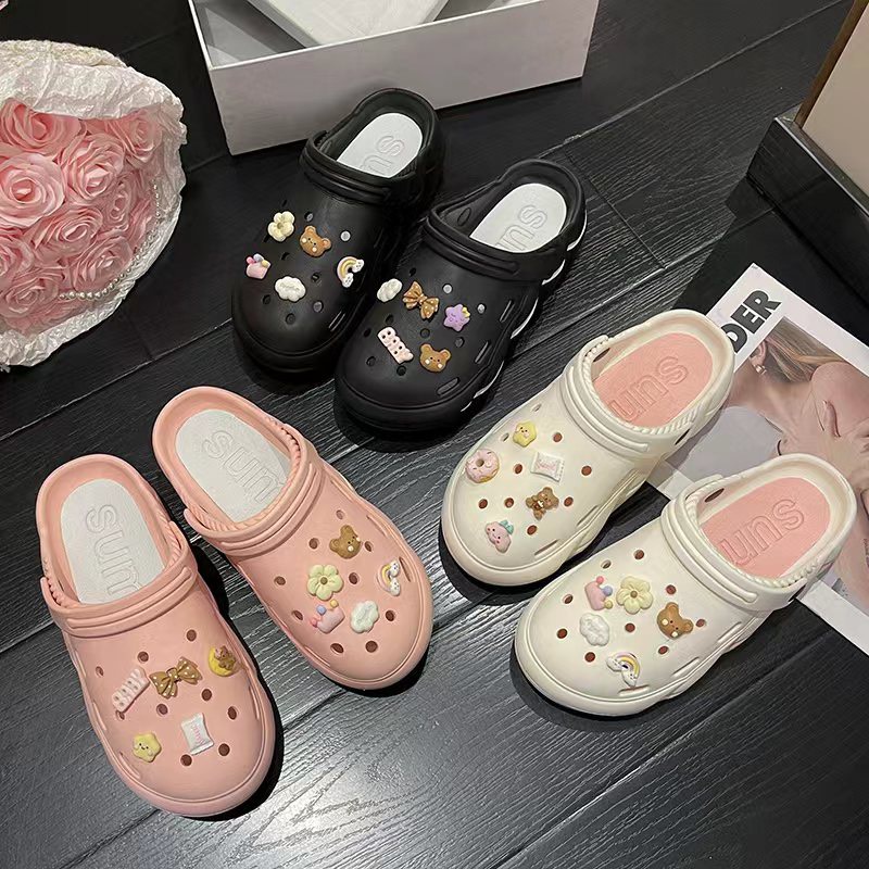 Dép NỮ Sục Banh Kèm Sticker Siêu Đẹp