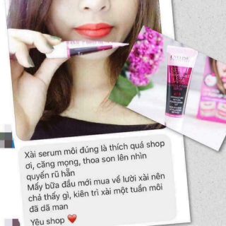 Serum dưỡng căng mọng môi evelin của Nga.