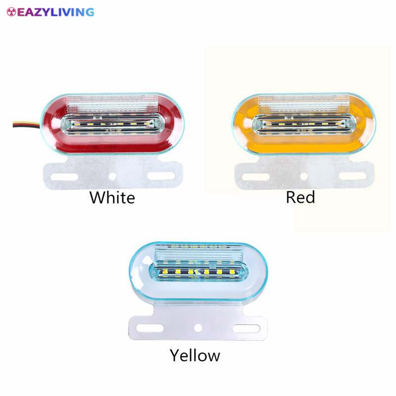 1 Đèn Led Tín Hiệu Gắn Hông Xe Tải 12v 12 Bóng