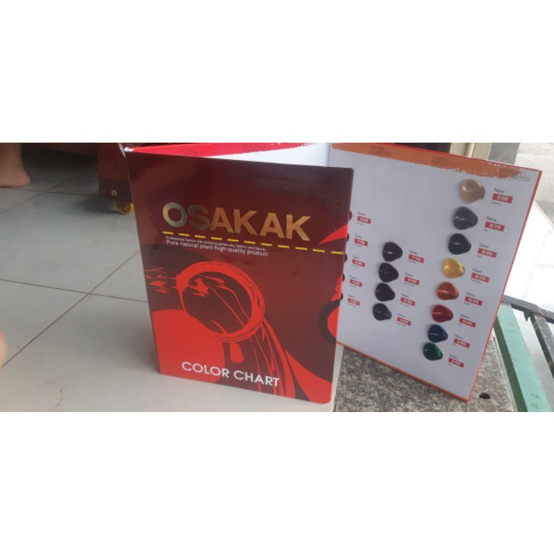 Bảng màu nhuộm tóc Osakak