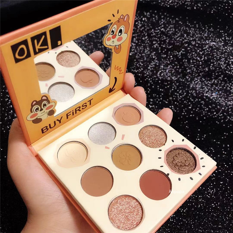 [Hàng mới về] Bảng phấn mắt Leaduu 9 màu sắc tông lì và ánh nhũ lấp lánh chống thấm nước | BigBuy360 - bigbuy360.vn