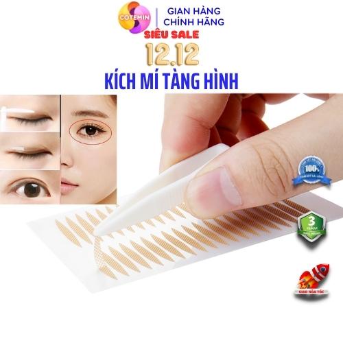 Kích mí tàng hình tạo hai mí không lộ sẵn keo nhiều lựa chọn 40 miếng COTEMIN