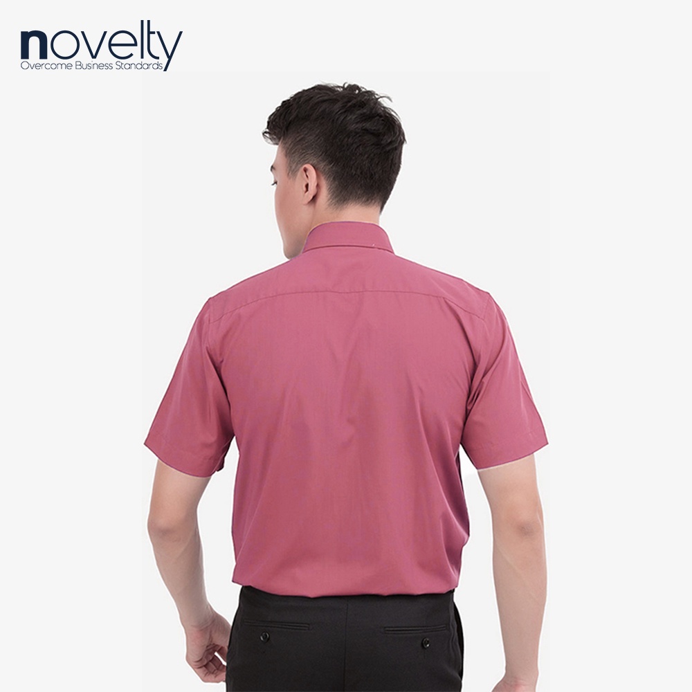 Áo sơ mi nam Novelty ngắn tay vạt bầu Regular fit 170284N
