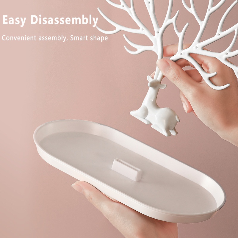 Giá Treo Trang Sức Hình Cây Sừng Hươu Độc Đáo Thời Trang