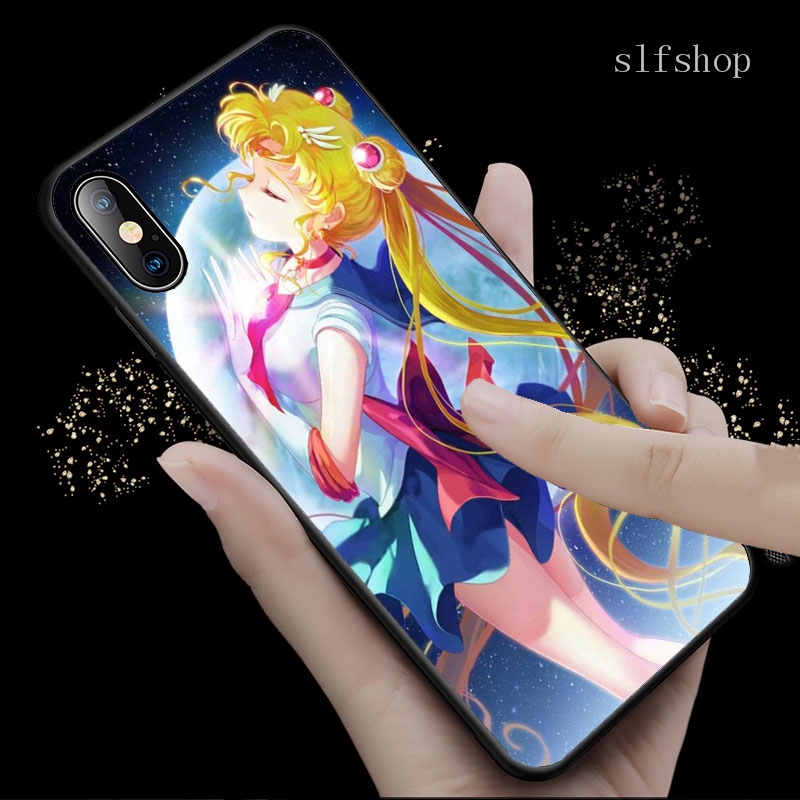 SAILOR MOON Ốp Điện Thoại Cho Asus Zenfone Go Live Max Pro M2 M1 3 Deluxe 4 Zb552Kl Zb450Kl Zb501Kl Zb631Kl Zb601Kl Zb633Kl Zb555Kl Zs570Kl Zs550Kl Zs551Kl