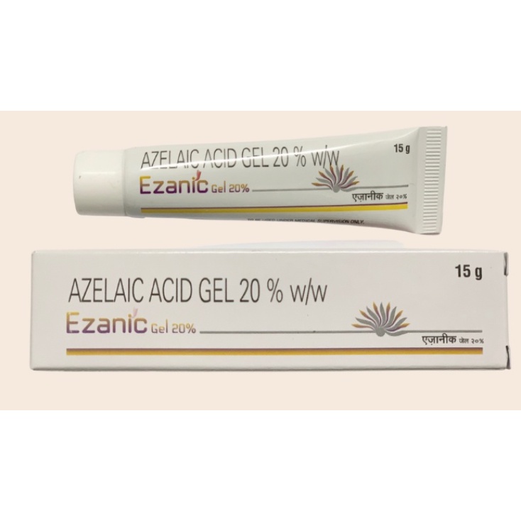Giảm mụn Ezanic - 20% azelaic acid, giảm mụn, làm mờ thâm mụn, dưỡng trắng sáng da