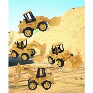 ĐỒ CHƠI! SÉT 4 XE CÔNG TRÌNH CHO BÉ  - Đồ Chơi An Toàn Thông Minh Cho Bé