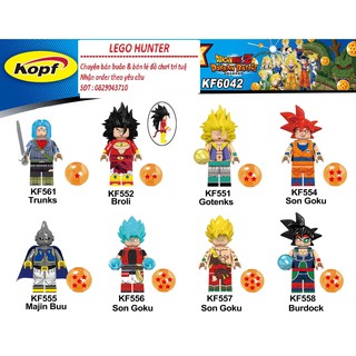 Lego Minifigures nhân vật 7 viên ngọc rồng KF 6042