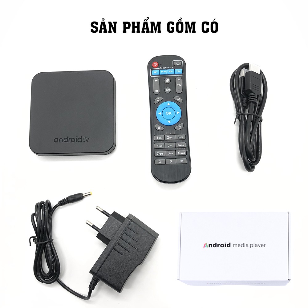 Android Tivibox Mecool KM9 RAM 4GB, ROM 32GB, Android 8.1 (New 2019) - Cài Sẵn Rom ATV