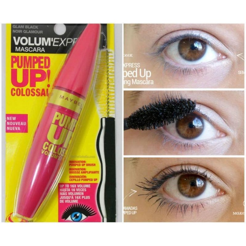 MASCARA MAYBELLINE HỒNG PUMP UP