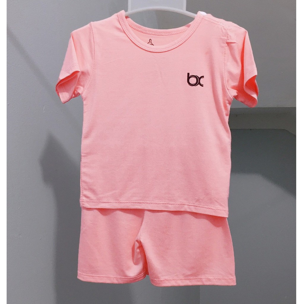 Bộ Tay Ngắn Thun Cotton Lạnh Bexiu Bx Mềm Mượt Mát Cho Bé