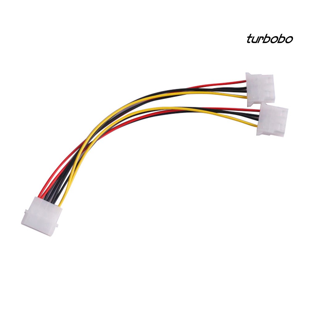 Cáp Chia Nguồn 4pin Sang 2 Cổng 4pin Cho Quạt Tản Nhiệt Pc