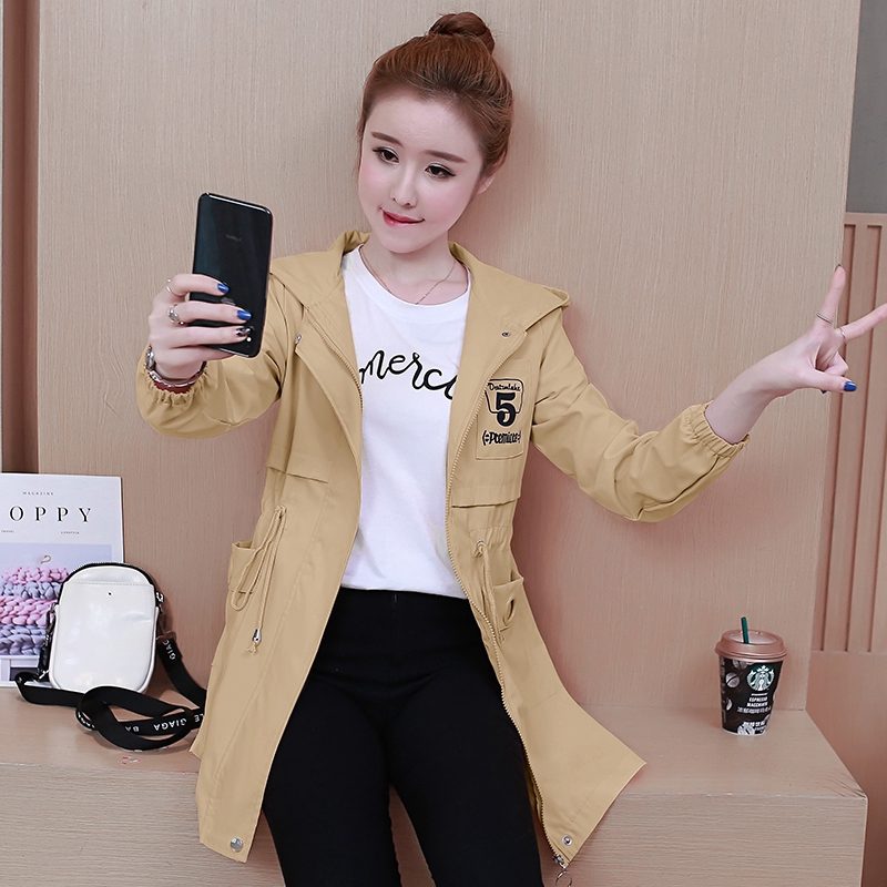 Áo khoác nữ tay dài có nón thời trang trẻ trung | BigBuy360 - bigbuy360.vn