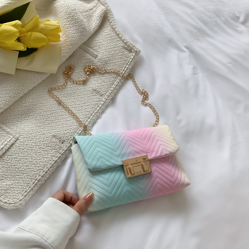 Ielgy Túi Đeo Vai Màu gradient Tươi Tắn Và Ngọt Ngào Cho Nữ