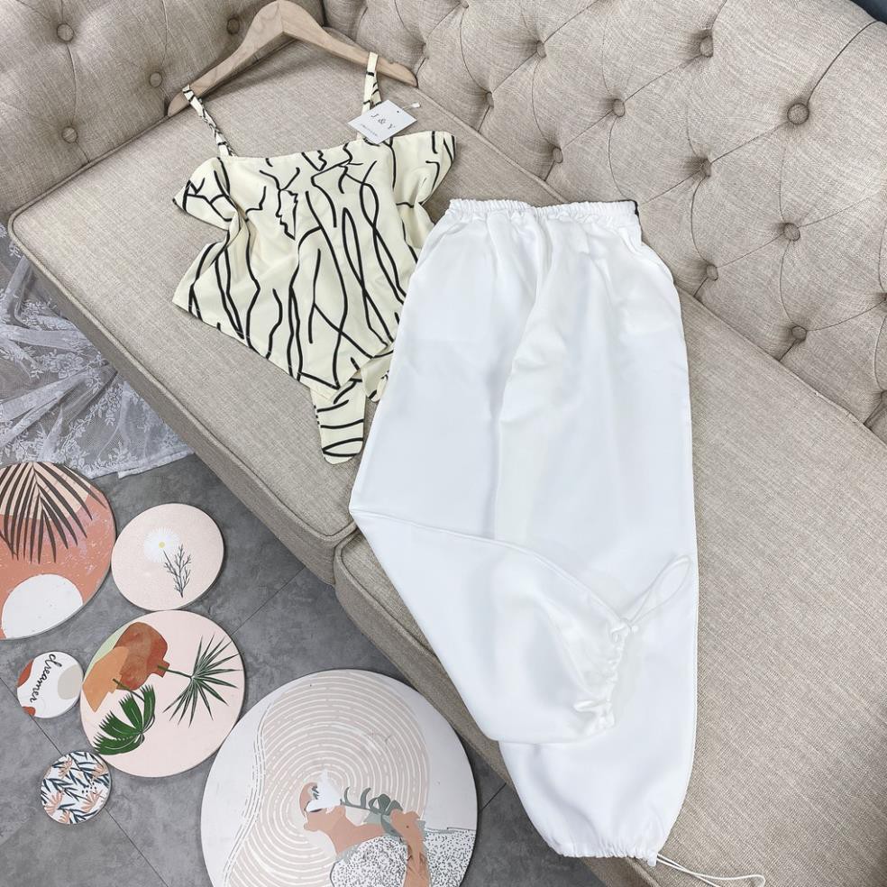 Set đồ nữ cá tính, set quần lửng áo quây đi chơi sang chảnh mùa hè đẹp 8A00057 THVVN | BigBuy360 - bigbuy360.vn