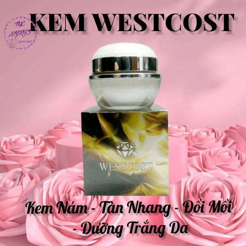 KEM WESTCOST CRYSTAL NGỪA NÁM – TÀN NHANG – ĐỒI MỒI – DƯỠNG TRẮNG DA