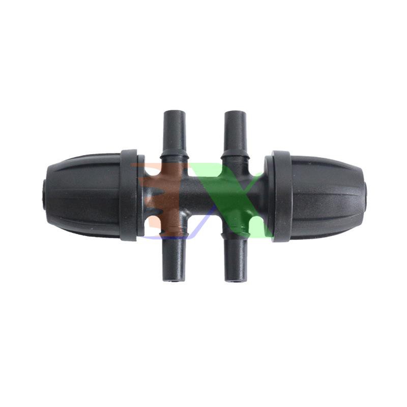 Chia 6 cho ống Φ811 912 mm ra 6 THAP812.4.6 Có đai siết, Thập PE, LDPE, HDPE, PVC 8/11 9/12 ra 4 đầu trơn 6