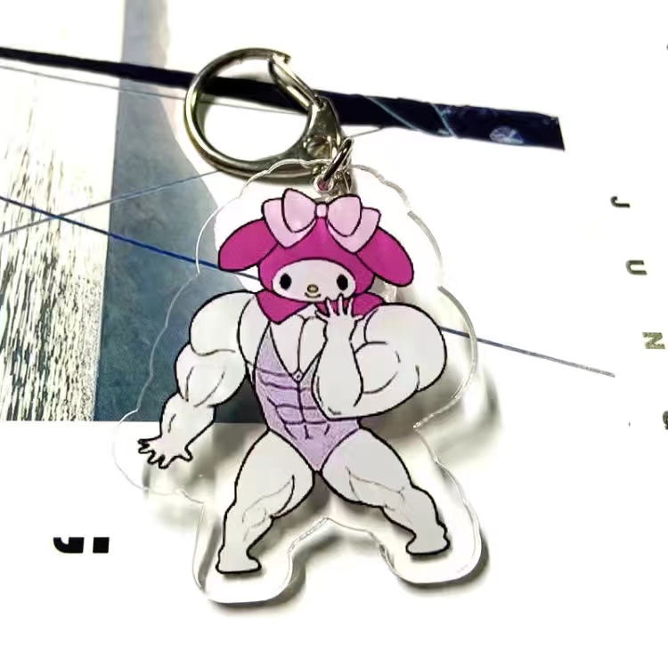 SANRIO gắn chìa khóa hình mèo dễ thương