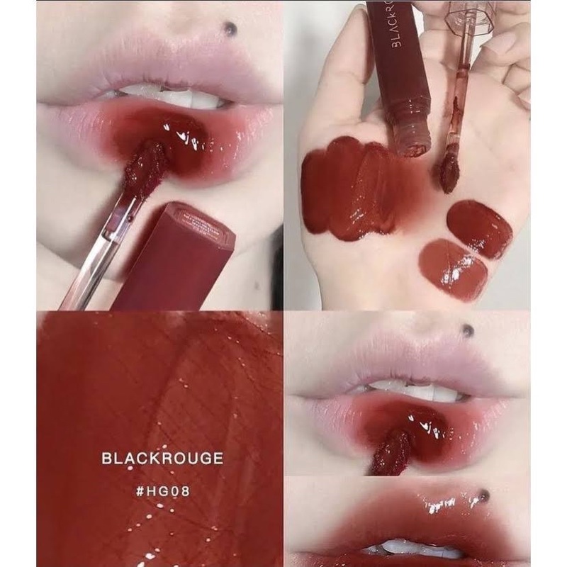 Son Tint Bóng Black Rouge Water Glow Tint HG08 Hazenut Syrup