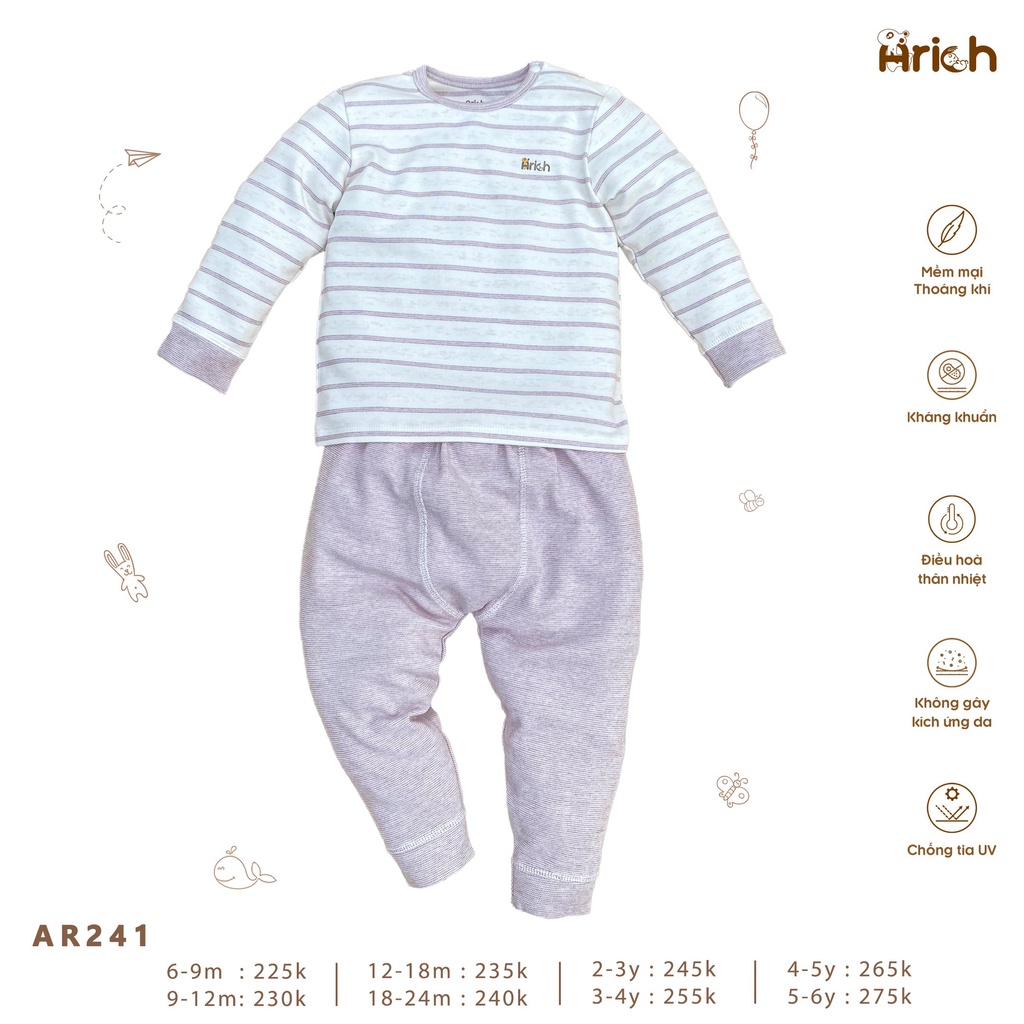 BỘ QUẦN ÁO THU ĐÔNG ARICH 225-275k/1bộ (size 6 tháng đến 6 tuổi )