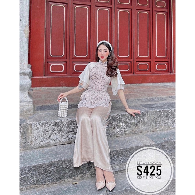 BIGSIZE Set lam hoa nhí S425