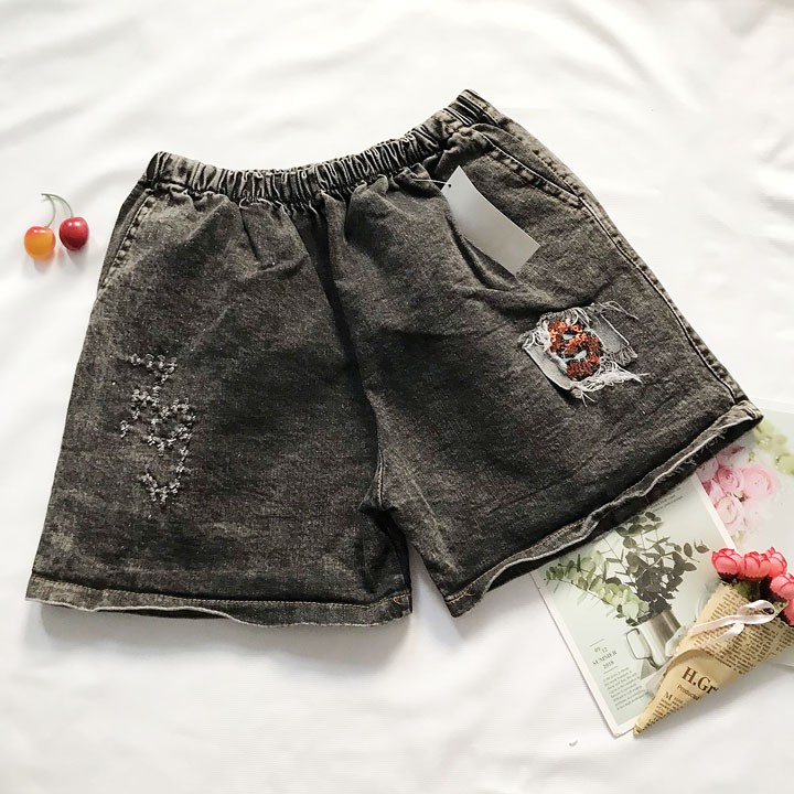 Quần đùi bé gái freesize từ 45-48kg quần sot short jean bé gái - QG08