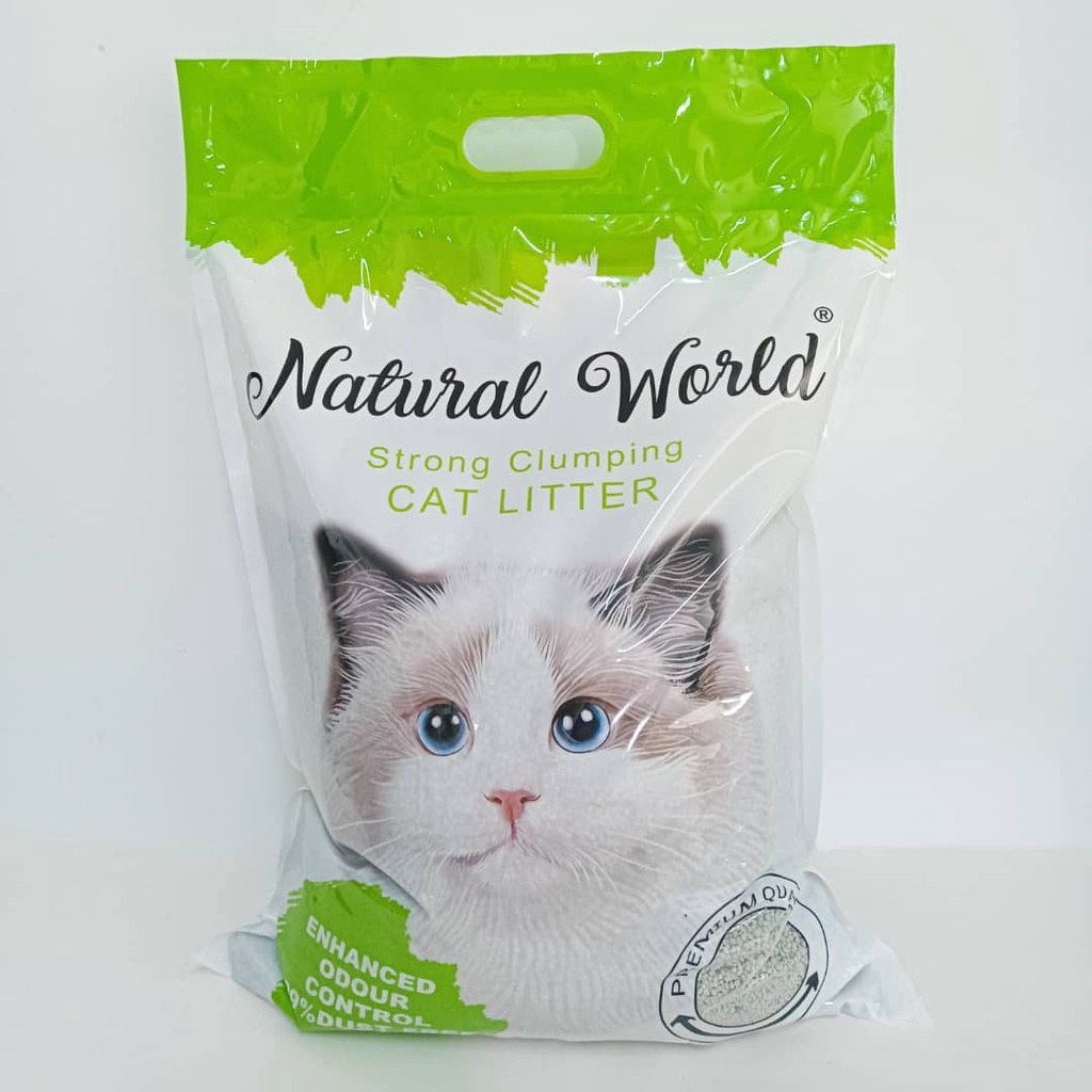 CÁT VỆ SINH CHO MÈO CHẤT LƯỢNG CAO - NATURAL WORLD 16L/ 8KG