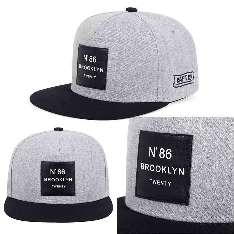 Mũ Lưỡi Trai Cotton Thêu Chữ Thời Trang