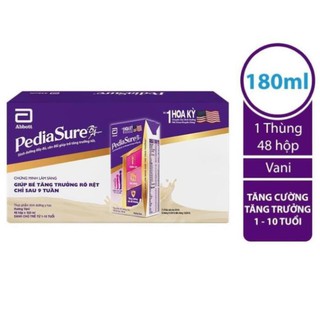 Thùng 48 hộp sữa nước pediasure vani 180ml