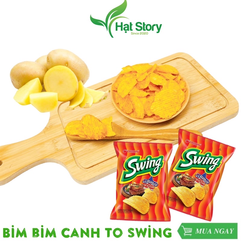 Bim Bim Khoai Tây Swing Vỡ Cánh, Thơm Đậm Vị, Cam Kết Ngon