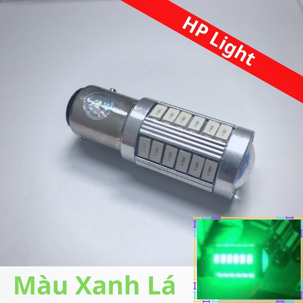 Đèn hậu chớp nháy 33 Tim Led  chân M5 2 chế độ - Đèn Led Hậu Nháy Ô Tô Xe Máy HP Light