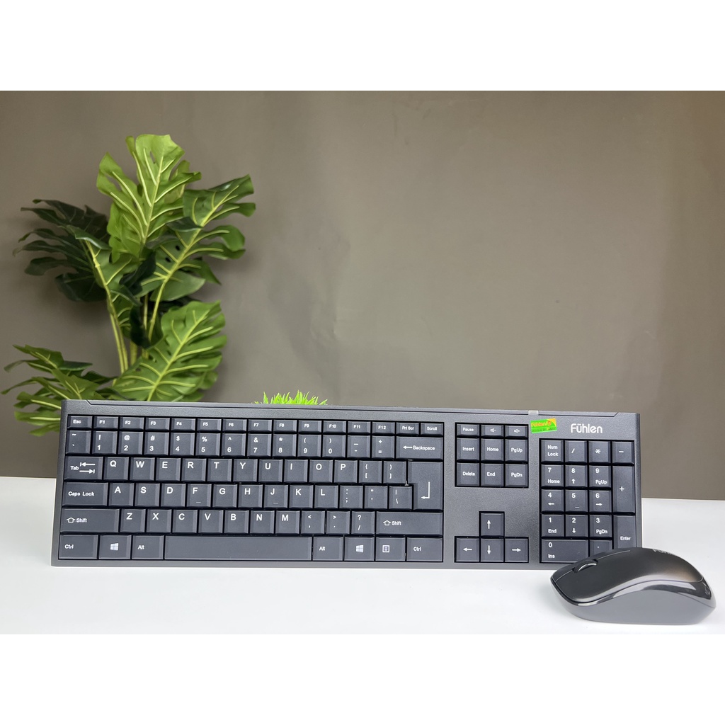 Bộ bàn phím và chuột không dây Fuhlen A120G - Bảo hành 2 năm