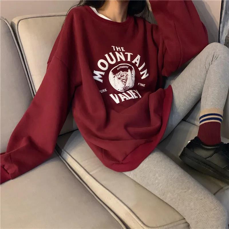 Áo Hoodie Nữ Tay Dài Thời Trang Hàn Quốc 2021