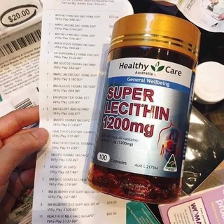 Super Lecithin 1200mg – 100v