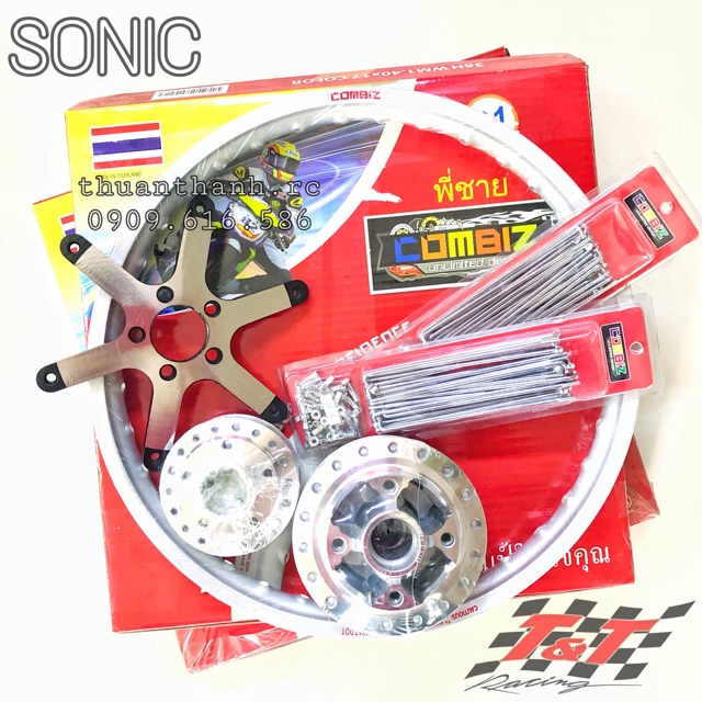 Bánh Căm xe Winner/Sonic-Niềng RCB/US/Combiz, Căm RCB/Combiz, Đùm Mạ Crom