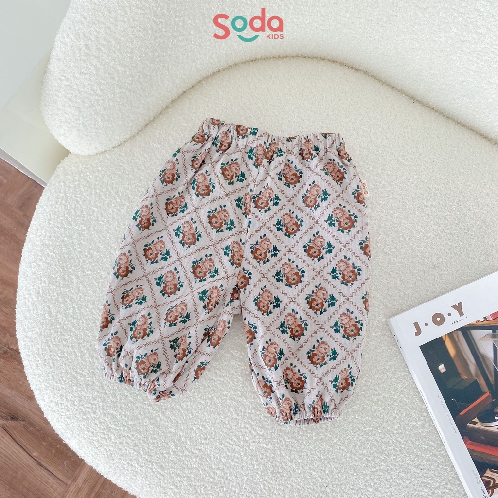Quần bom cho bé, quần cho bé Soda Kids chất liệu xô mềm, mát