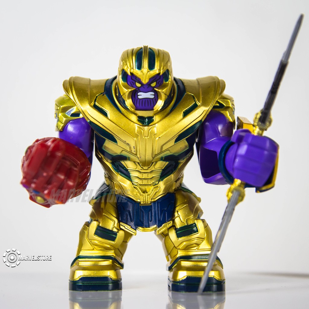 Lego Thanos mô hình Marvel bộ sưu tập mini figure