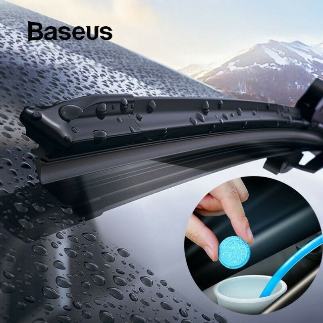Hộp 12 viên sủi Baseus Auto glass cleaner làm sạch kính dễ dàng hiệu quả tiết kiệm hơn so với nước rửa kính thường